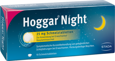 HOGGAR Night 25 mg Schmelztabletten