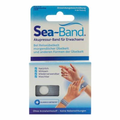 SEA-BAND Akupressurband f.Erwachsene grau